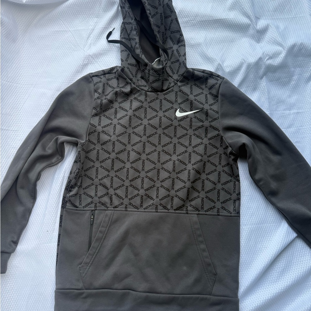 Nike Charcoal Geometric Hoodie